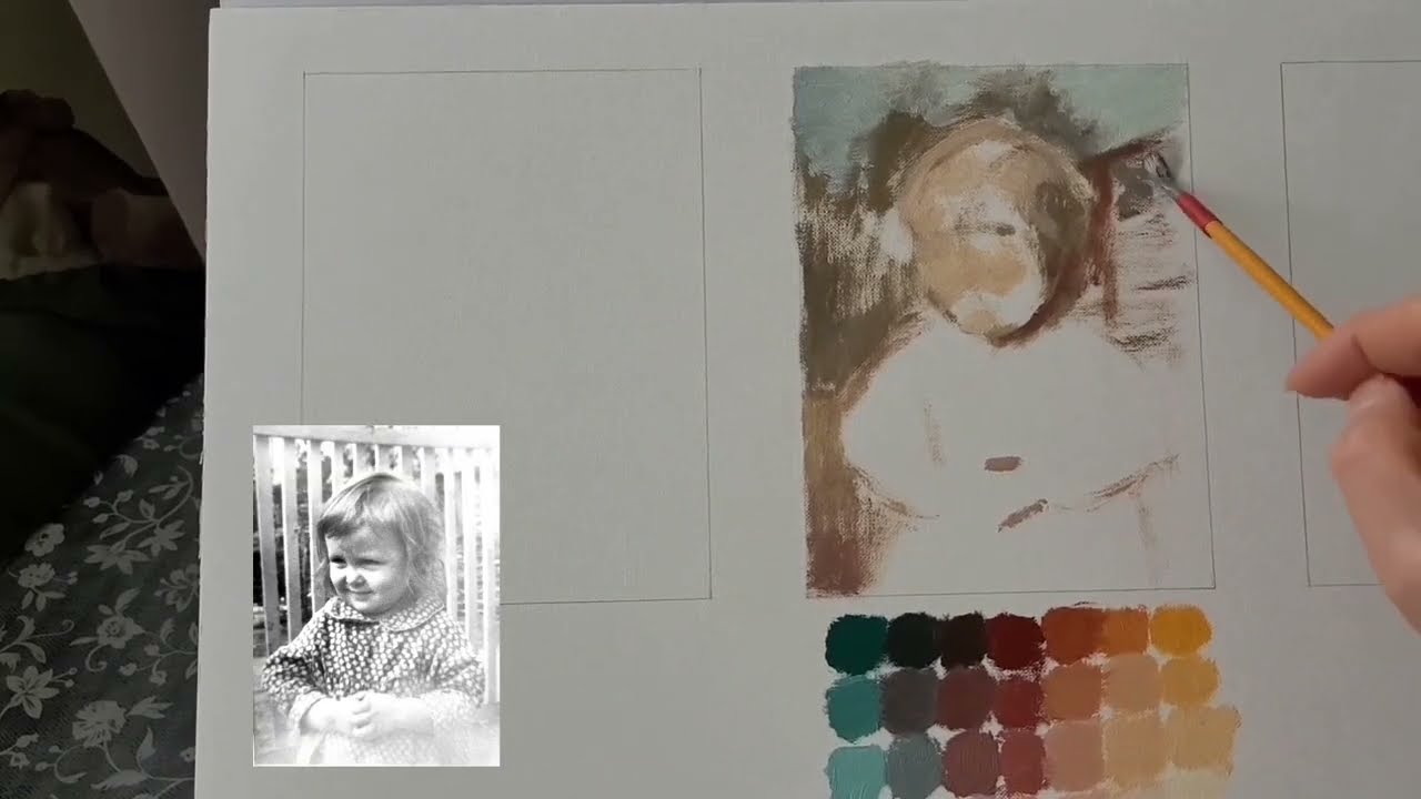 Что такое колорит, цветовые гармонии и как их создавать? Живопись по фотографии. 