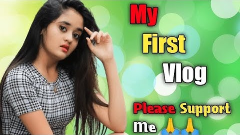 My First Vlog❤️🙏 || My First Video On Youtube @Active Rahul
