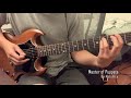 Metallica - Master of Puppets Guitar Solo Cover