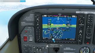 Microsoft Flight Simulator My First ILS Approach #swiss001landing screenshot 1