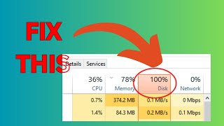 How to Fix 100% Disk Usage in Windows 10/11 (Easy & Permanent Solution!)