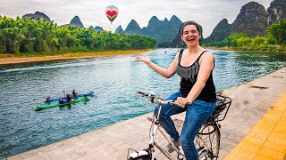 CYCLING IN PARADISE: BEST WAY TO SEE YANGSHUO! (China Vlog 2019 阳朔)