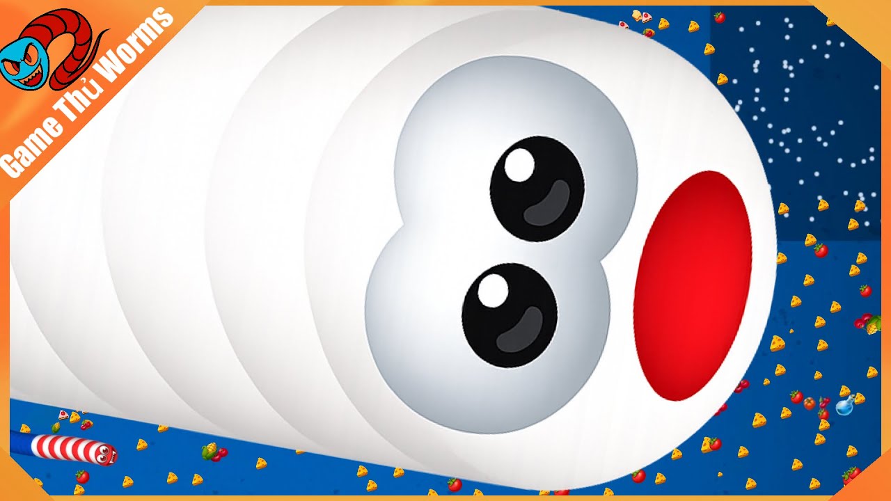 🐍Wormszone.io 🔥#345💥Bữa tiệc bánh ngọt vs trái cây👹Top 1 trên bản đồ 💯