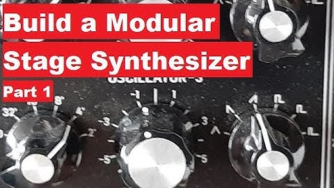 Behringer Model D and Arturia KeyStep on stage - How to build a stage Modular synthesizer.