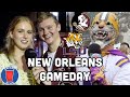 Florida State v LSU Interviews - GAMEDAY IN NEW ORLEANS