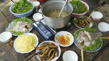 "Cháo Cá Rô Phi Rau Đắng" Lai Rai trên Sông Nước Miền Tây | Nét Quê #602