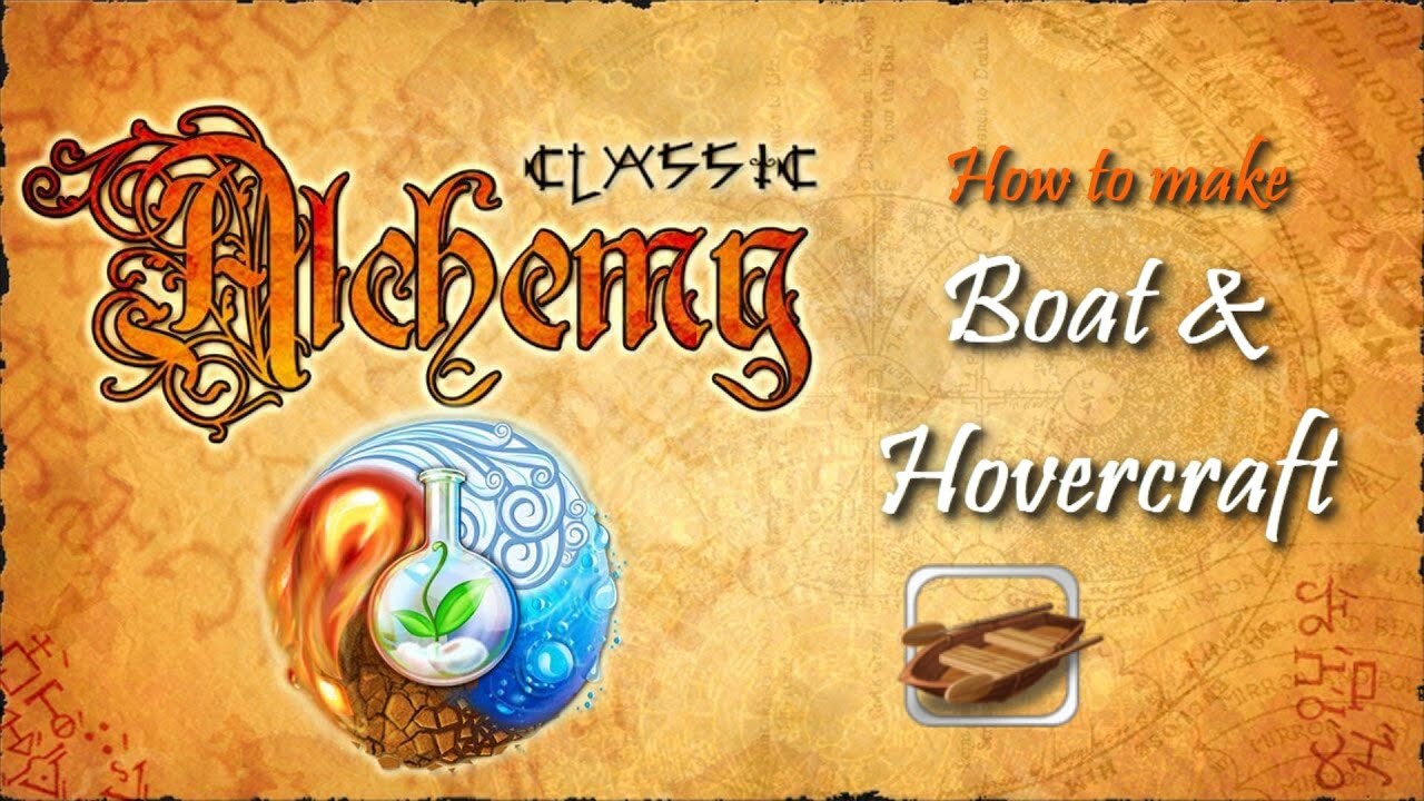 Alchemy ClassicHow to make Boat & Hovercraft Recipes Walkthrough YouTube