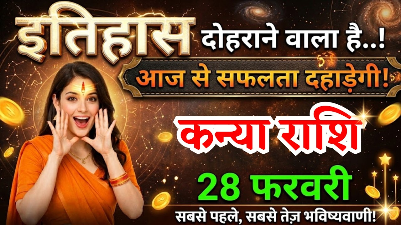 28 फरवरी, कन्या राशि वालों इतिहास दोहराने वाला है आज से सफलता दहाड़ेगी, Kanya Rashi