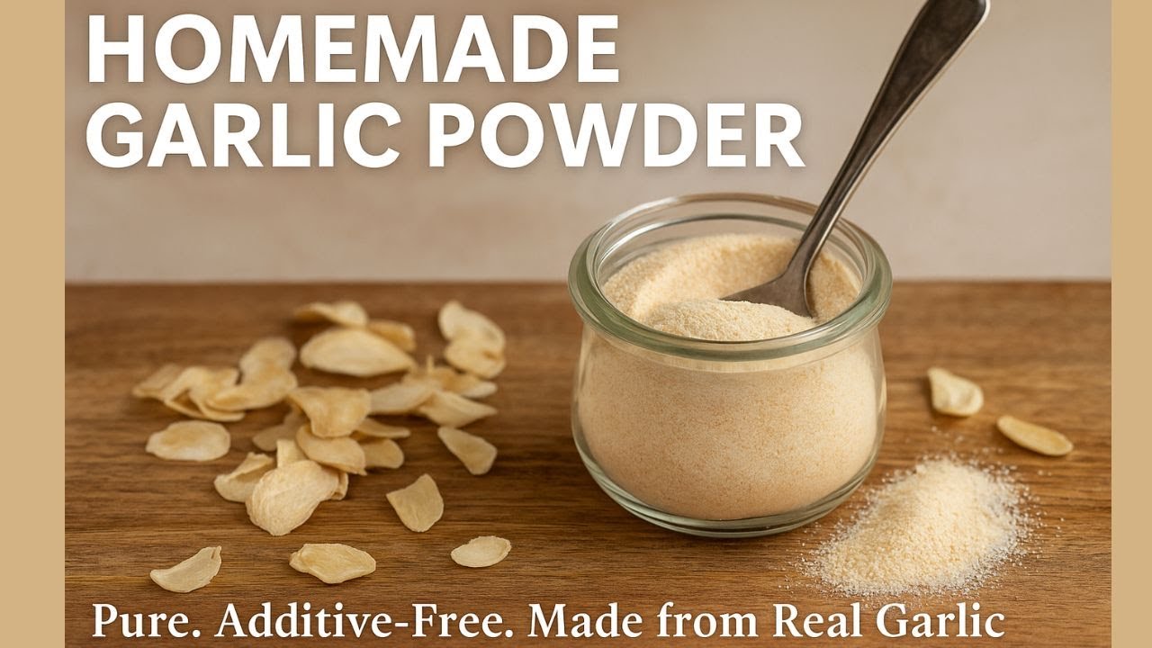 How to Make Dehydrated Garlic | Garlic Powder, Granulated & Chips