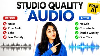 Studio-Quality Audio Without a Mic Using This FREE AI Tool