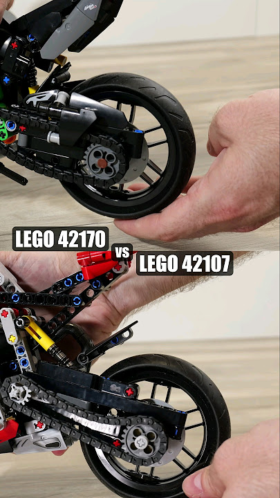 LEGO 1:7 Motorcycles Comparison | LEGO 42170 vs LEGO 42107 | Kawasaki Ninja H2R | Ducati Panigale V4