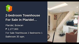 2-bedroom Townhouse For Sale in Plaridel Bulacan