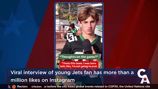 Celebrity 'I Hate This Team' Young Jets Fan's Reaction Goes Viral Net Worth