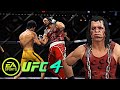 BRUCE LEE vs HUGO (Superhuman power Wrestler | Street Fighter4)EA sports UFC4