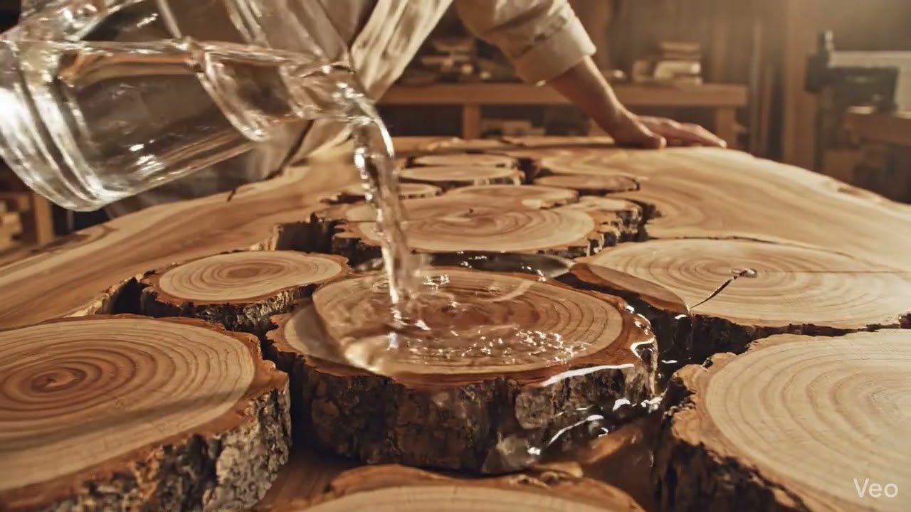 Epoxy PourThis epoxy pour NEVER gets old… 😮🔥Watch the transformation