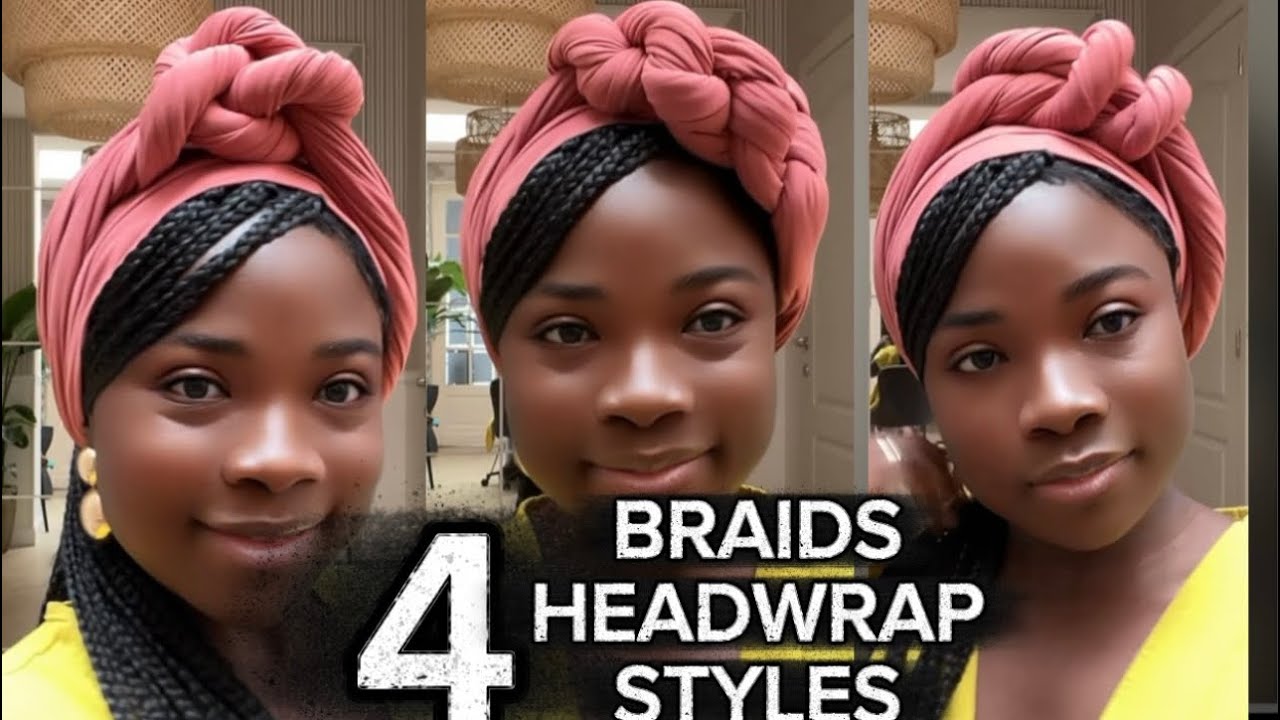 4 БЫСТРЫХ И ПРОСТЫХ СПОСОБА ЗАПЛЕСТИ ГОЛОВНОЙ ПОВЯЗКУ || ГОЛОВНОЙ ПЛАТОК || ШАРФ || КОСЫ