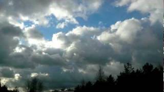 Time lapse movie of moving clouds = 4K (QFHD) resolution.
