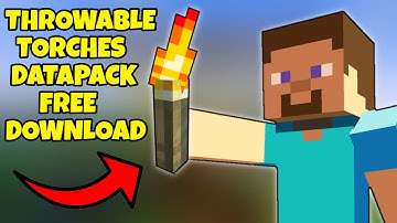 Minecraft: Throwable Torches DataPack Download For (1.16 TO 1.19)
