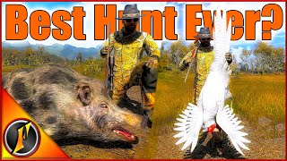 Our BEST HUNT EVER for Let's Go Trophy Huntin?!? | Albino Pheasant & More!