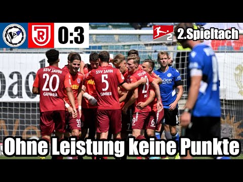Arminia Bielefeld vs. Jahn Regensburg 0:3 / Spielrückblick / Ohne Leistung keine Punkte