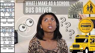 What I make as a School Bus Driver in 2023| School Bus Driver Pay Check