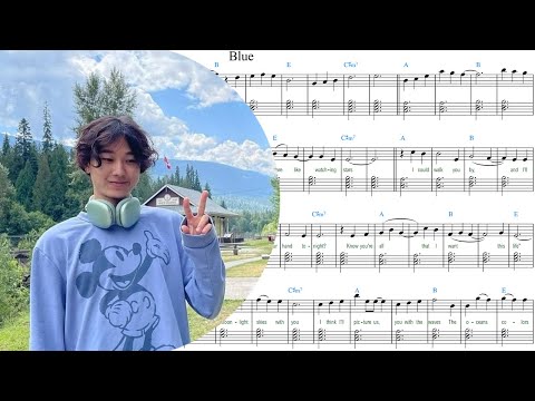Blue (Easy version with lyrics and chords) - Yung Kai