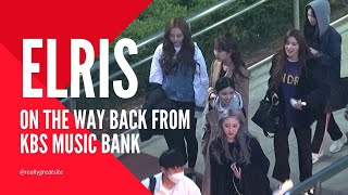 [200327] ELRIS on the way back from KBS MUSIC BANK
