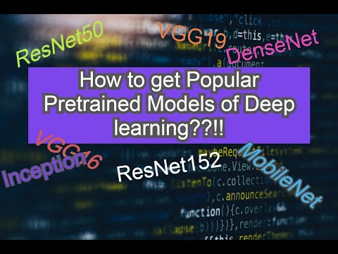 How to Download Popular Pretrained Model and Classify Images Using the Models in Tensorflow /Python.