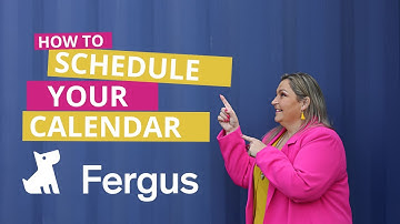 How to Schedule Your Calendar in Fergus Job Management