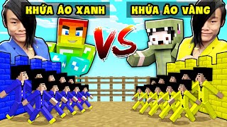 MINI GAME : ĐẠI CHIẾN KHỨA ÁO XANH VS KHỨA ÁO VÀNG ** NOOB SỞ HỮU ĐỘI QUÂN KHỨA ÁO XANH VIP NHẤT ??