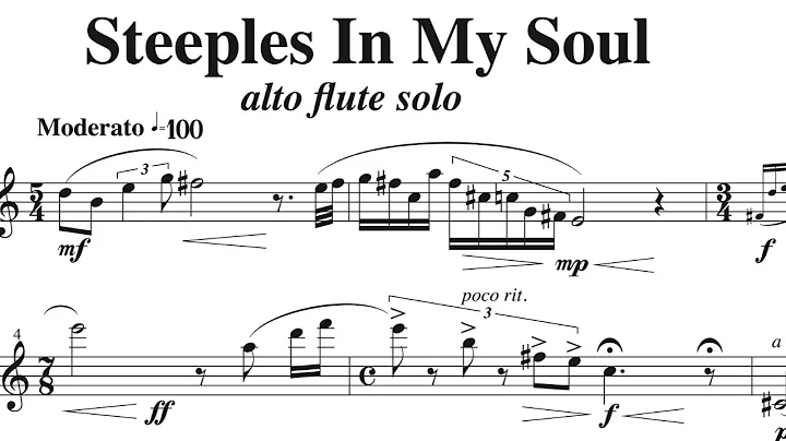 Steeples In My Soul (alto flute solo), by David Be...