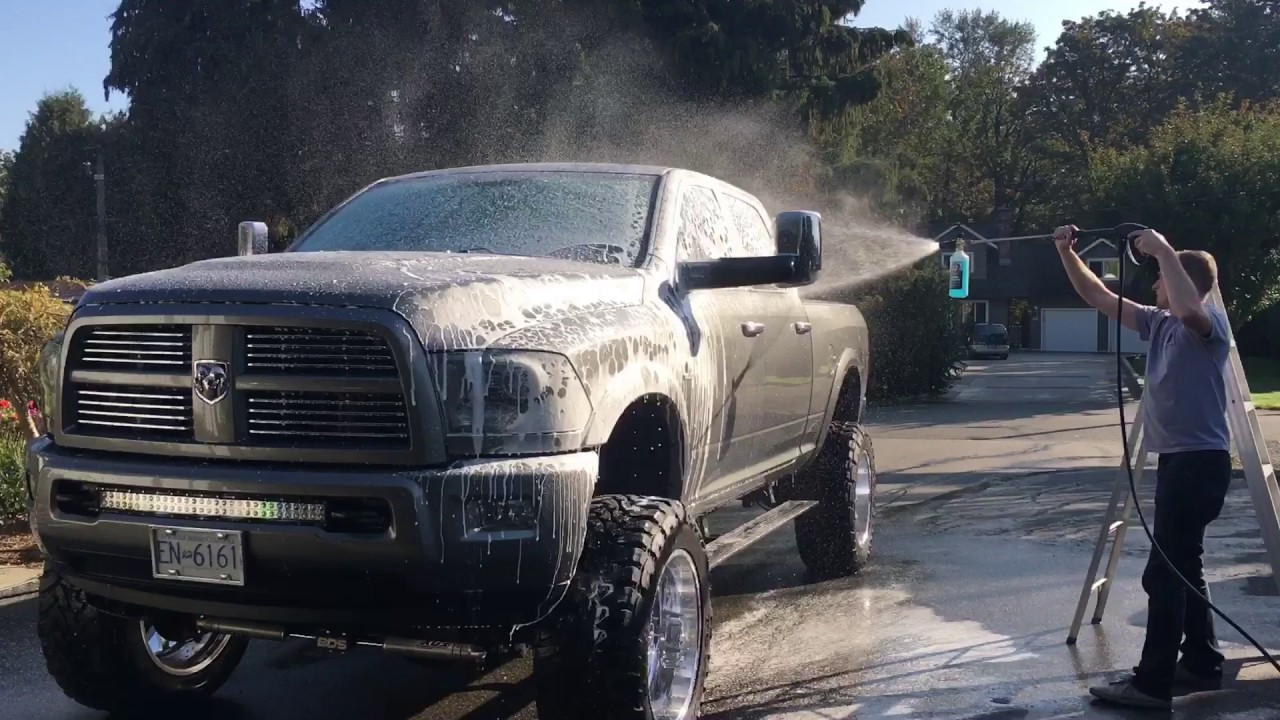 Adams Polishes Foam Cannon 2012 Ram 3500 Limited YouTube
