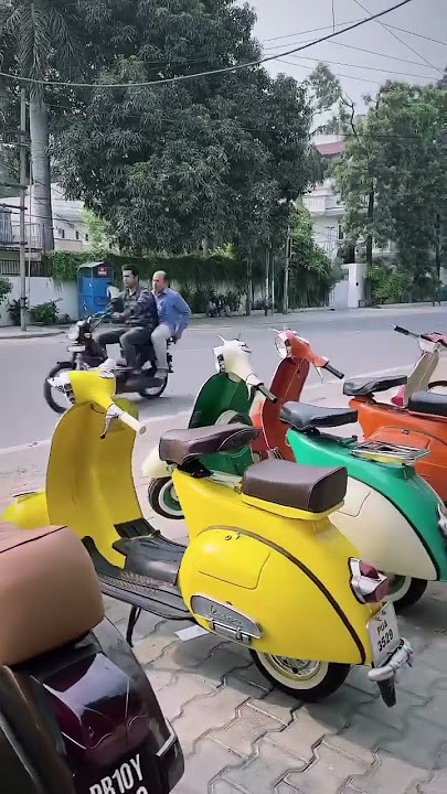 Vintage scooter’s Ride Oldest Preserved Models #motovlog #vintage #scootering #indonesia #sip #reels