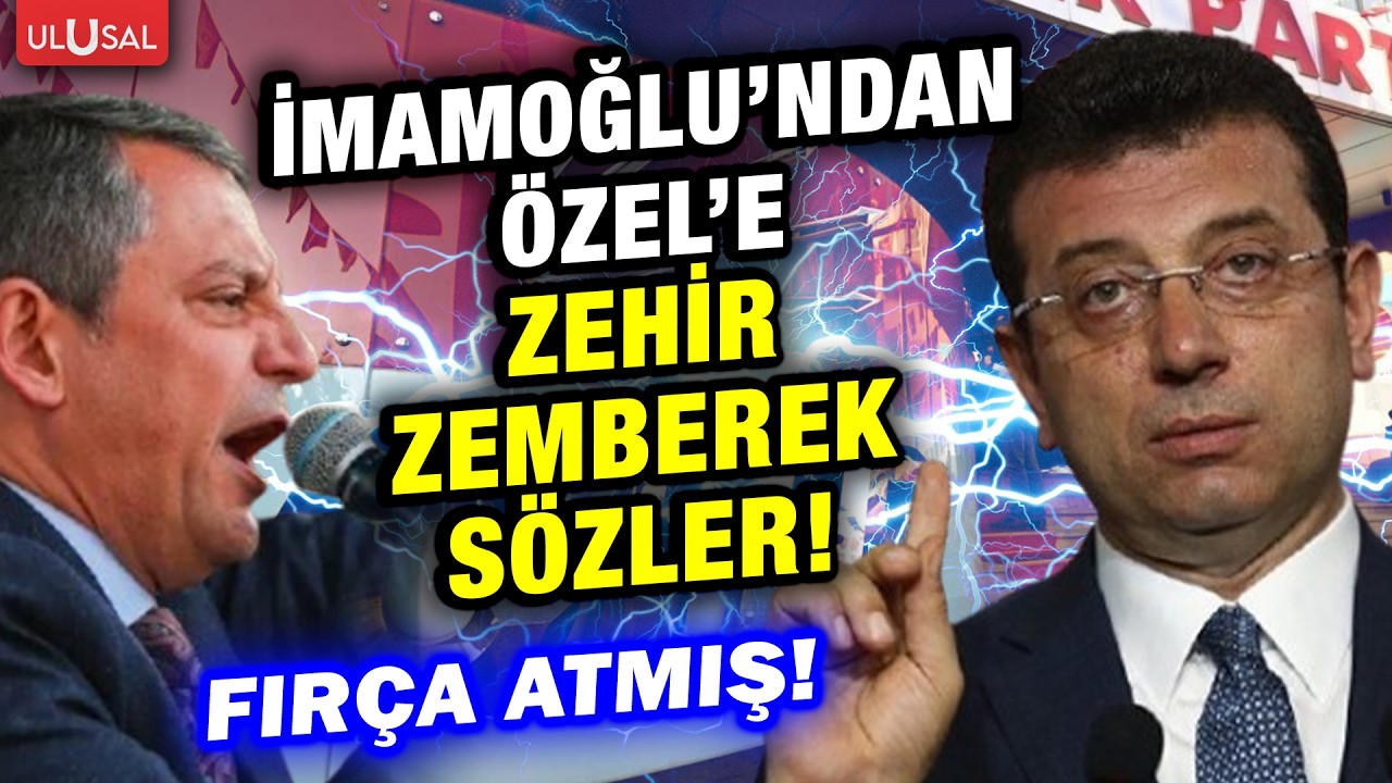 Ekrem İmamoğlu kendisini ziyarete gelen Özgür Özel'i fırçalamış! İşte o zehir zemberek sözler!