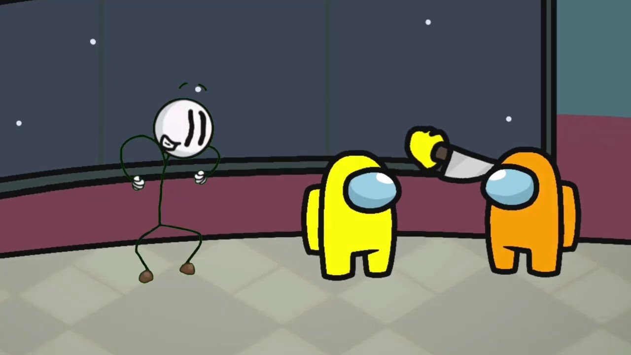 Herney Stickman Distrcted Dance: AmongUs Version - Imgflip