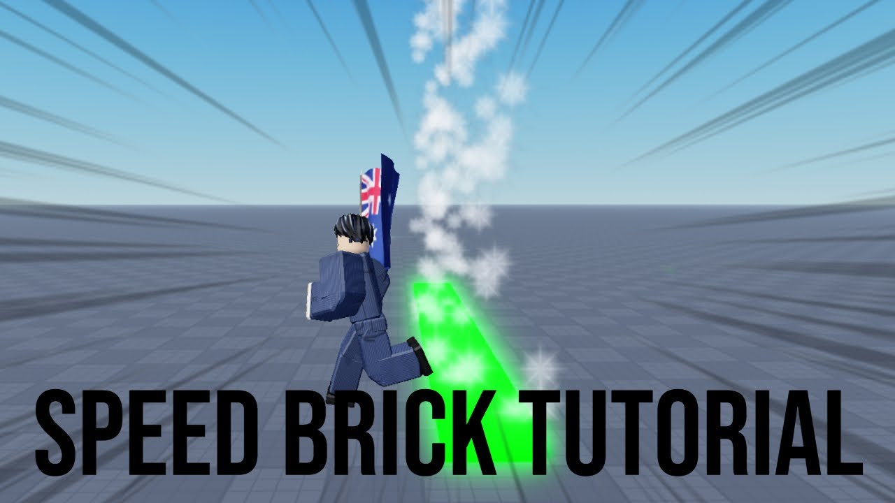 How to make a Speed Brick in Roblox Studio! - YouTube