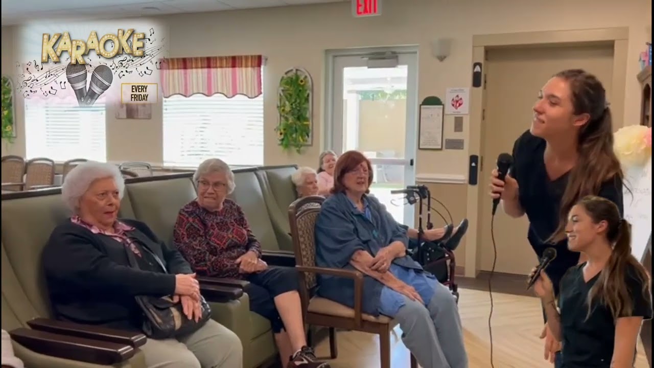 Karaoke in our memory care 5/12/23