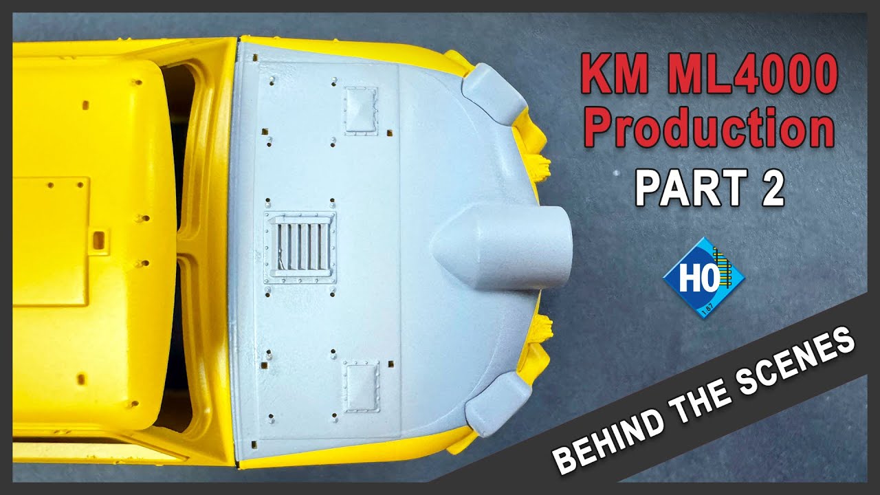 BTS: Factory Printing Steps for Production of HO-scale KM ML4000