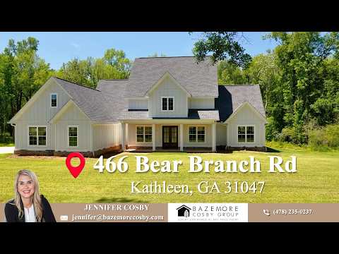 466 Bear Branch Rd, Kathleen, GA home video tour