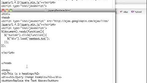 JS 4U 61: Element Replacement with AJAX