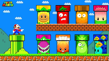 Super Mario Bros., but There Are MORE Custom Pipes for Plants Vs Zombies Characters