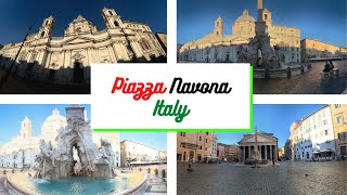 Piazza Navona Fontana Italy Rome....2020.Meraviglie