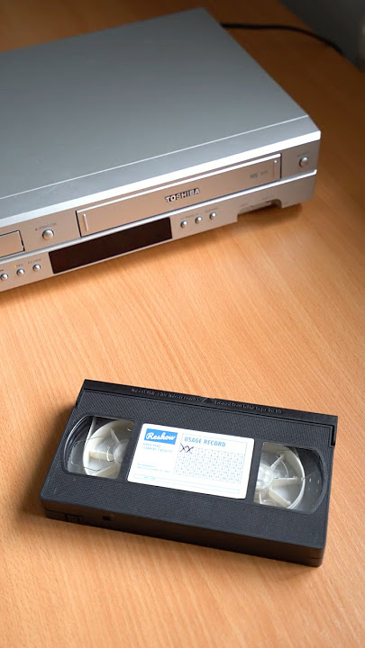 Clean Your VCR With A VHS Tape