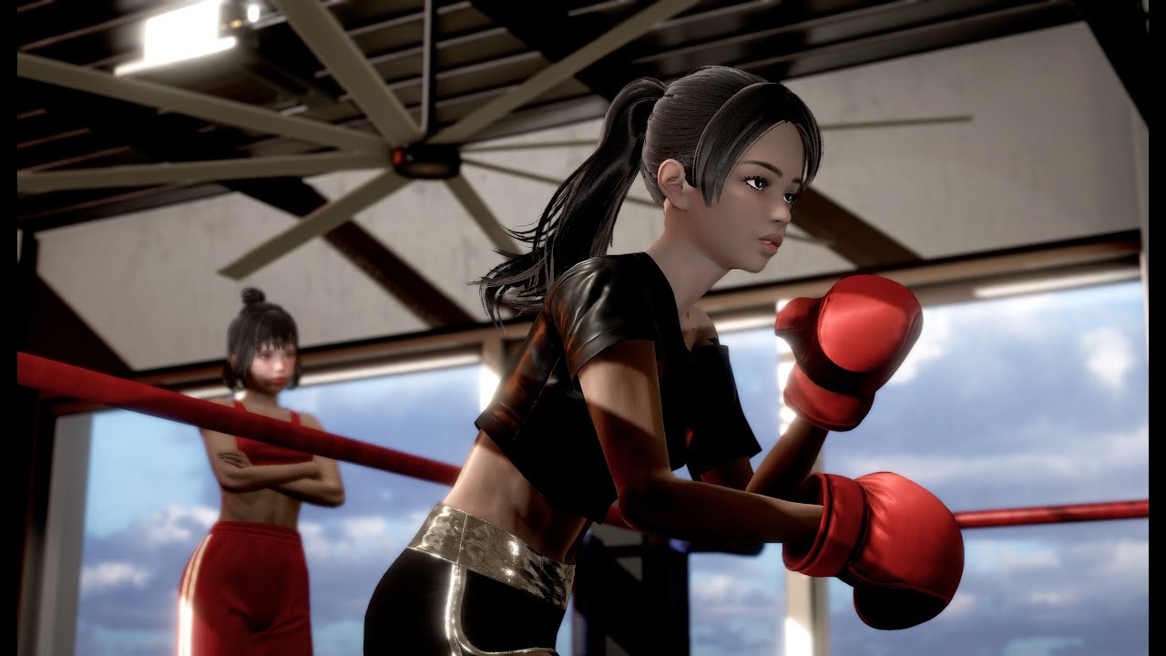 [MMD Fight] Boxing girl: Mirror.