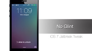 Get rid of the "Slide to Unlock" highlighting with No Glint - iPhone Hacks screenshot 1