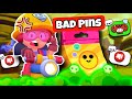 BAD PINS.. | Pin Pack Decides Who I Play (ep #2) | Brawl Stars