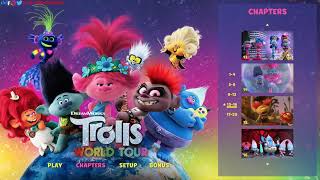Trolls World Tour (2020) Blu-ray™ Disc | Main Menu | Menu Walkthrough