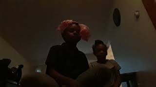 Zeniah And Niyah Doing Gymnastics