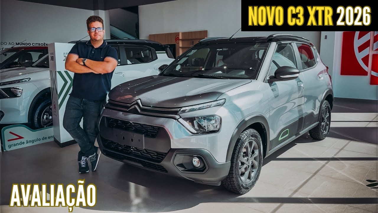 Avaliação Novo Citroen C3 Xtr 2026 Em Detalhes