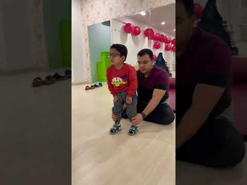 تعليم المشي لحالات الشلل الدماغي بطريقة صحيحة